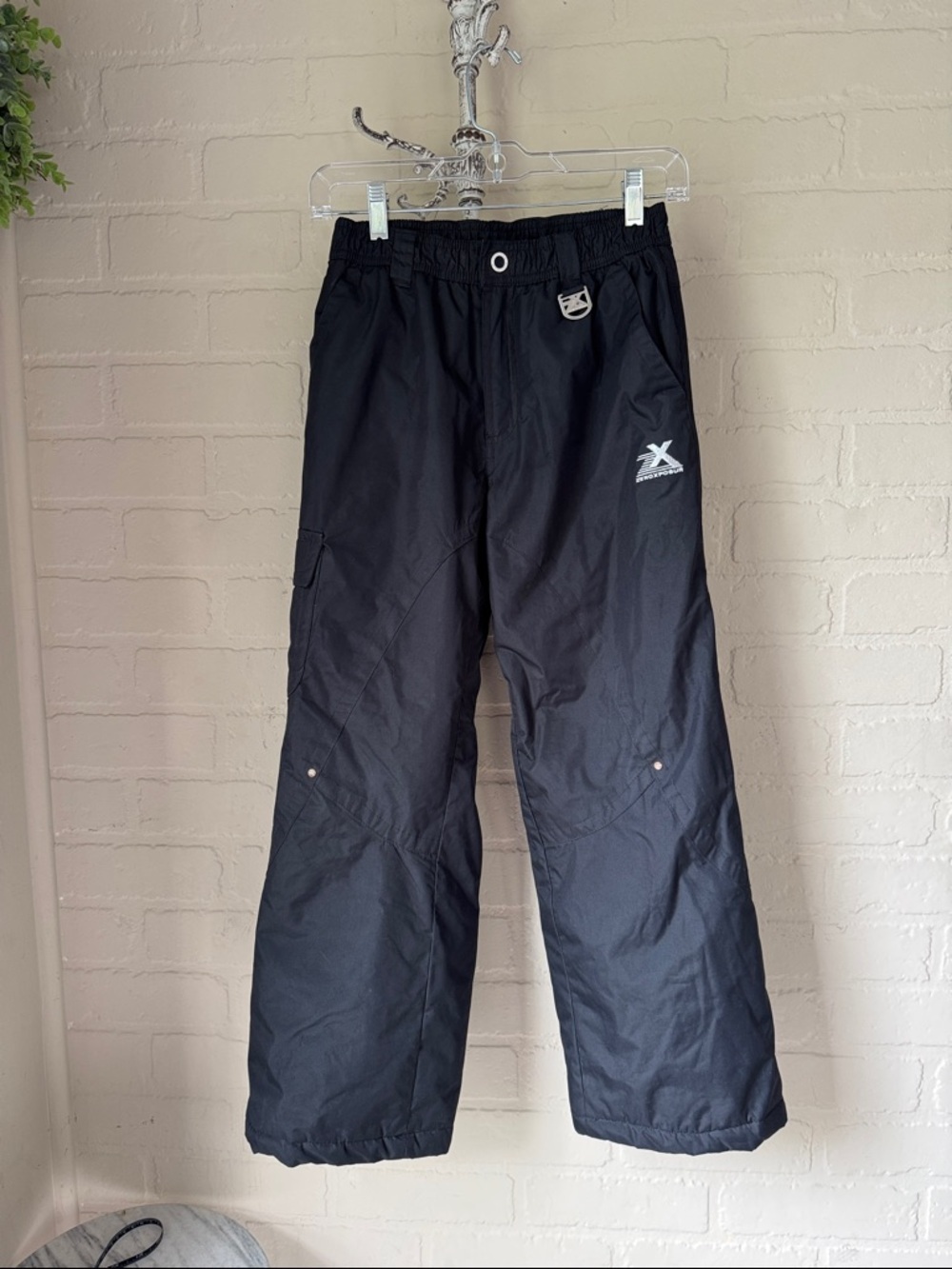 ZeroXposur snow pants Black Cargo kids boy unisex winter warm